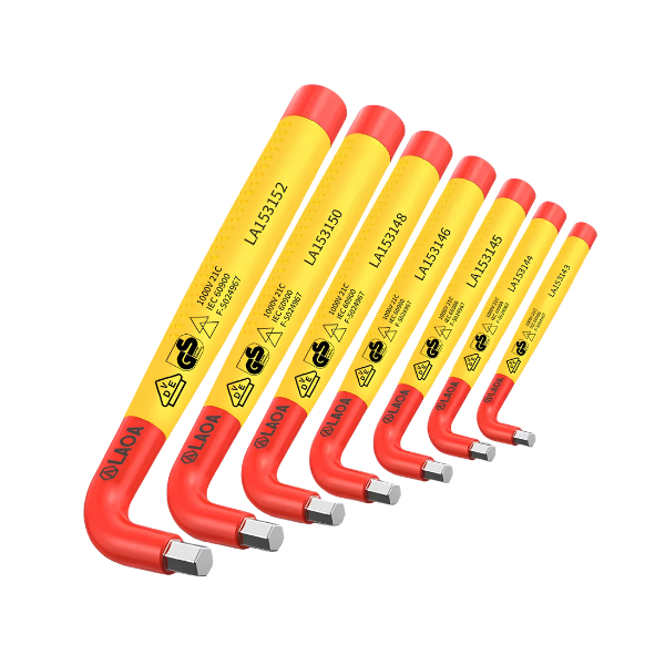 8 Piece 1000V Insulated L-Type Allen Wrench Set