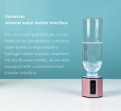 Smart SPE and PEM Hydrogen Water Maker Bottle 6000 PPB