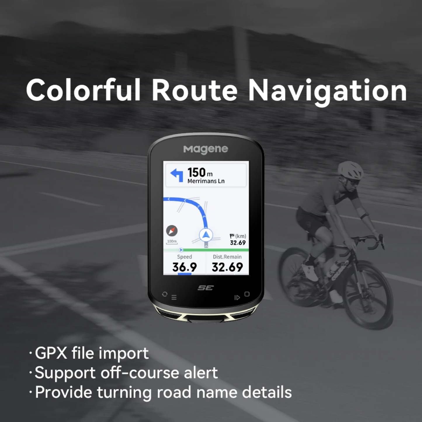 Waterproof Bike Speedometer with GPS and S3 Sensor