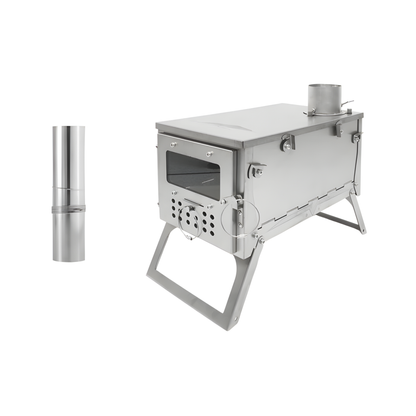 Folding Outdoor Wood Stove Chimney 3m for Camping