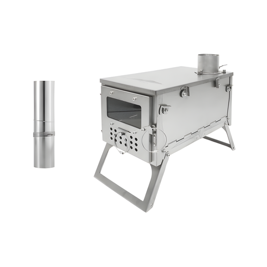 Folding Outdoor Wood Stove Chimney 3m for Camping