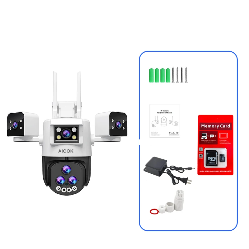 Smart 20X Zoom Security Camera 128GB Storage