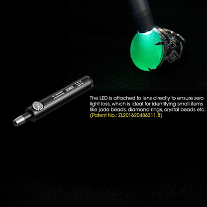 Powerful UV Jewelry Appraisal Flashlight for Gemstone Inspection