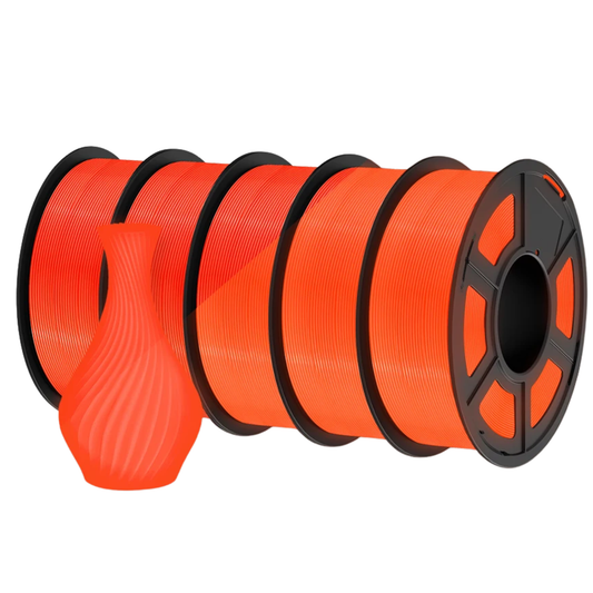 Red Glow-in-the-Dark PLA 3D Printer Filament 1.1kg