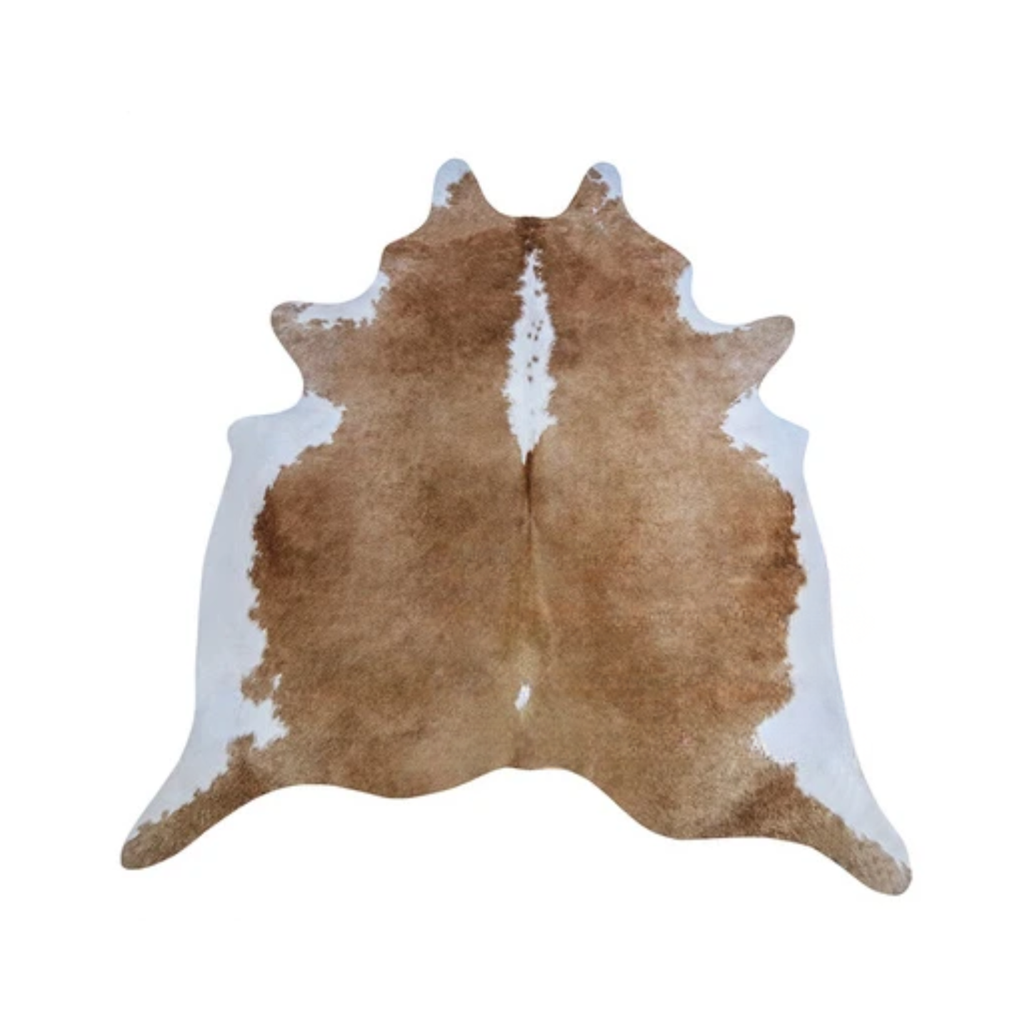 Soft Flannel Faux Cowhide Bedroom Rug