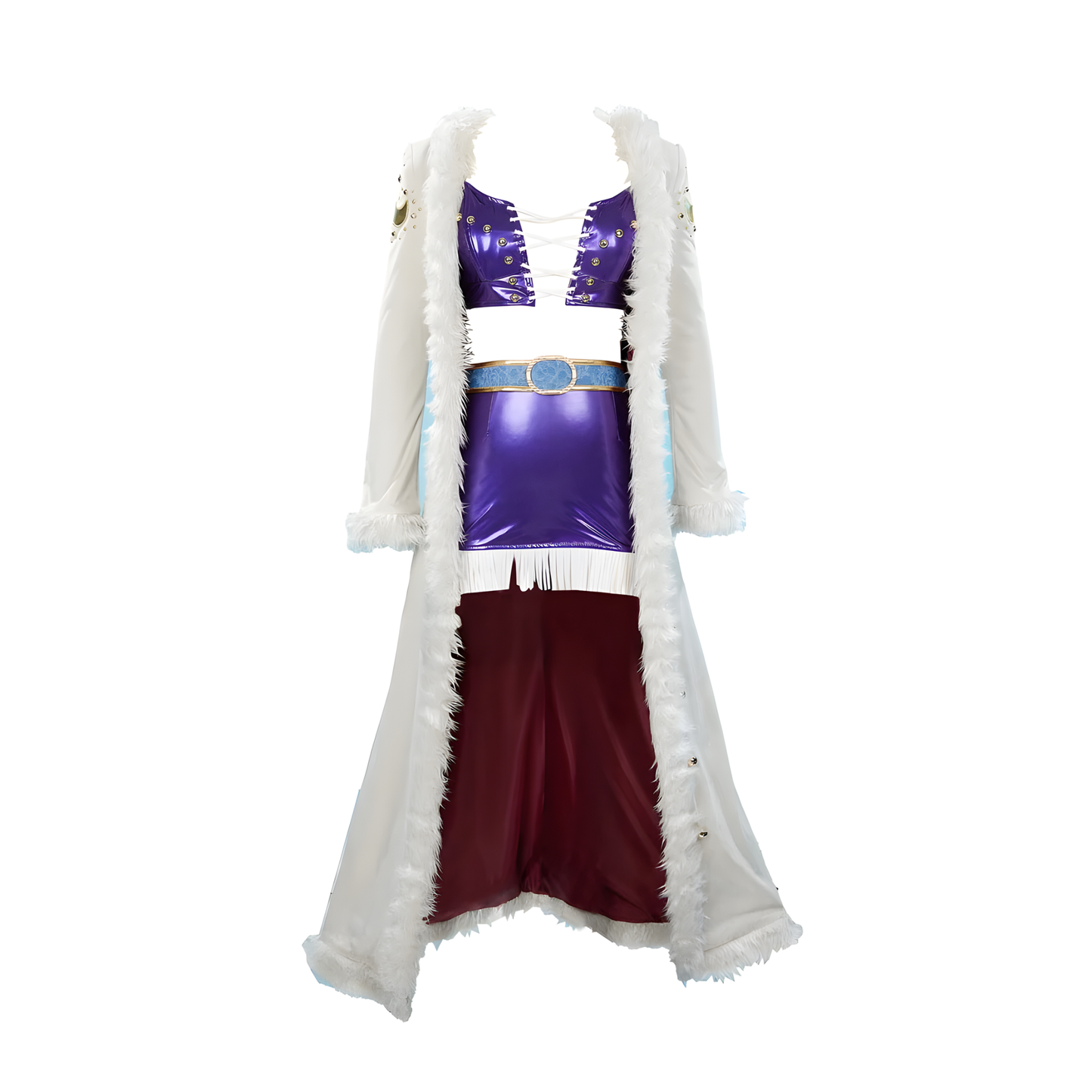 Womens Anime Robin Cosplay Costume Set with Coat and Hat