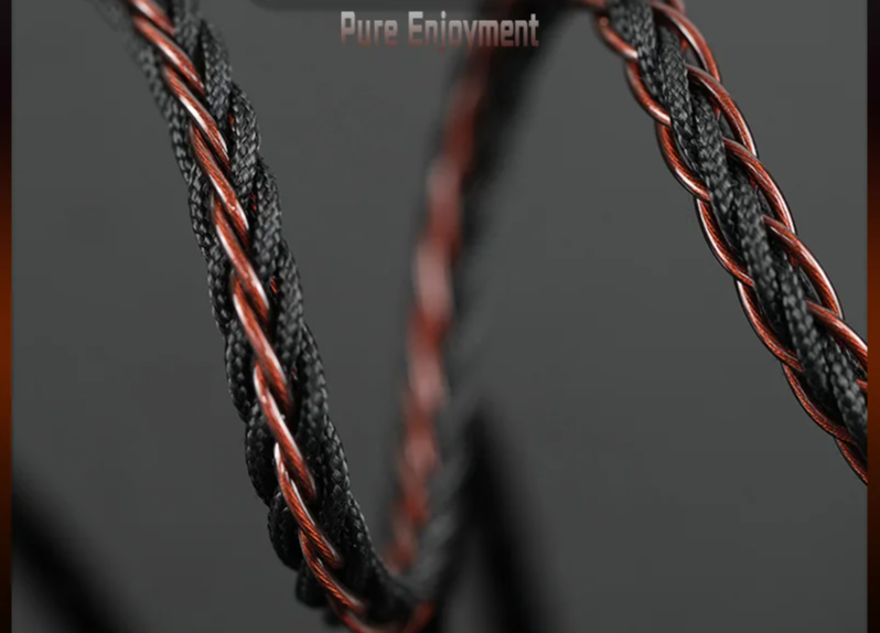 3.5mm HiFi Earphone Cable 2PIN Copper Upgrade Wire