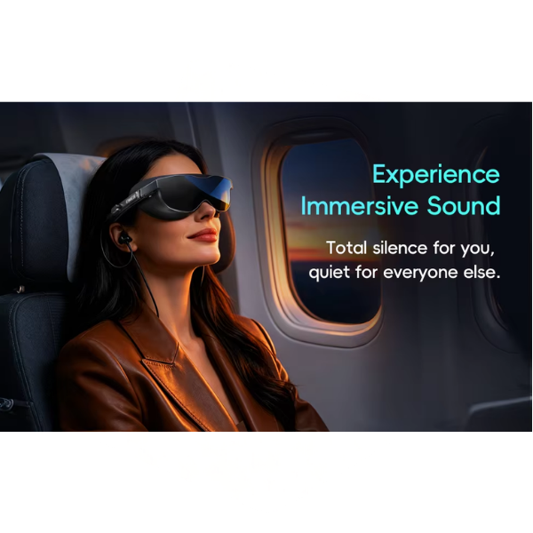 AR Smart Glasses 1080P OLED 400 Inch Virtual Display