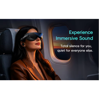 AR Smart Glasses 1080P OLED 400 Inch Virtual Display