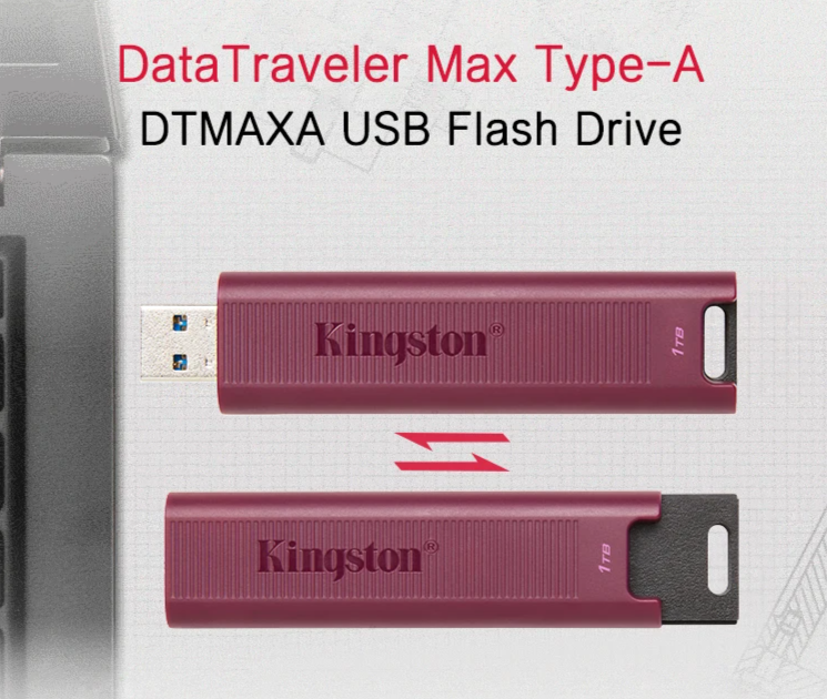 Type-A 1TB USB 3.2 Portable Memory Stick