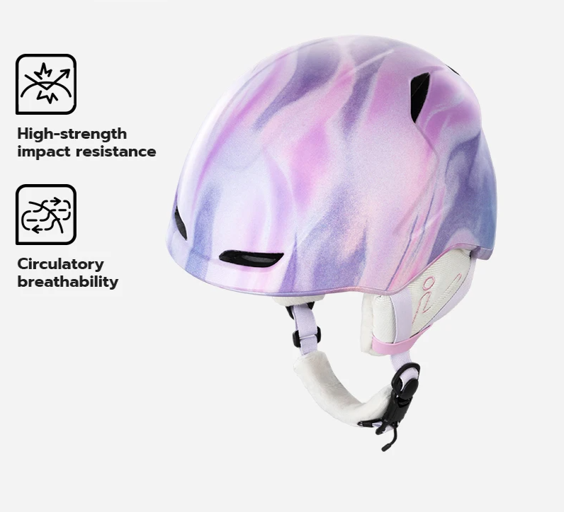 Protective Snow Sports Helmet Adjustable Fit L 60-61cm