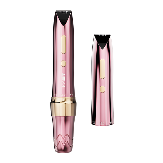 Cordless PMU Tattoo Pen Kit with Dual Batteries