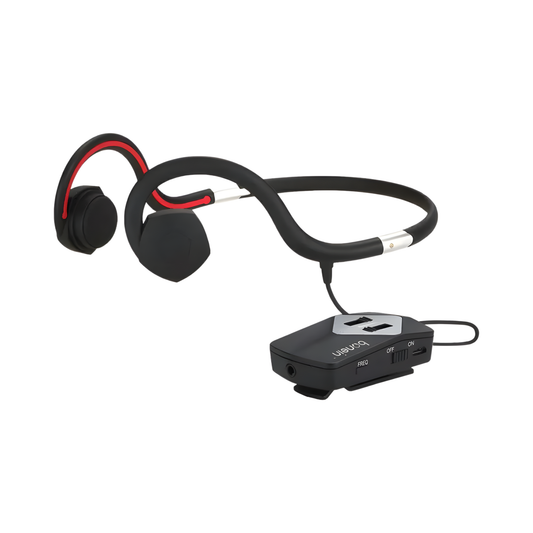 Bone Conduction TV Earphones Built-In Battery Hearing Aid