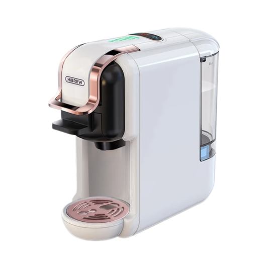 Multi-Pod Espresso Machine Hot and Cold White