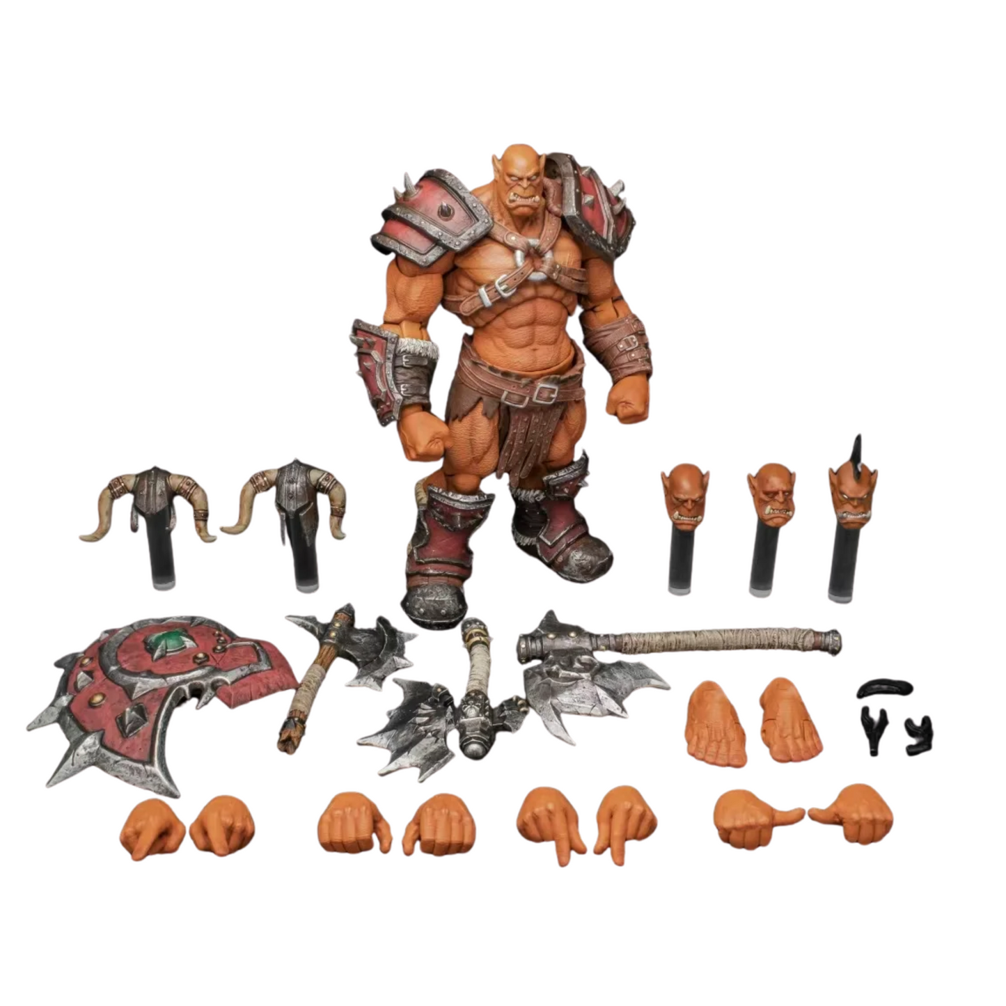 Special Edition Orc Warrior Action Figure Brown Box