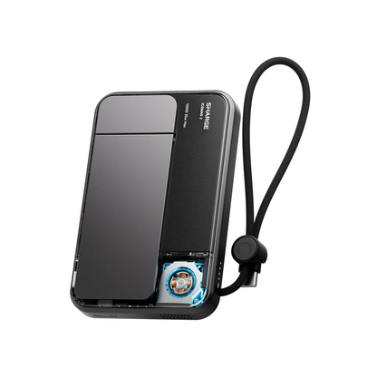 25W Wireless Power Bank 10000mAh Type-C MagSafe Black