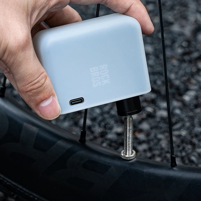 Portable Mini Electric Bike Pump 120PSI with Type C Charging