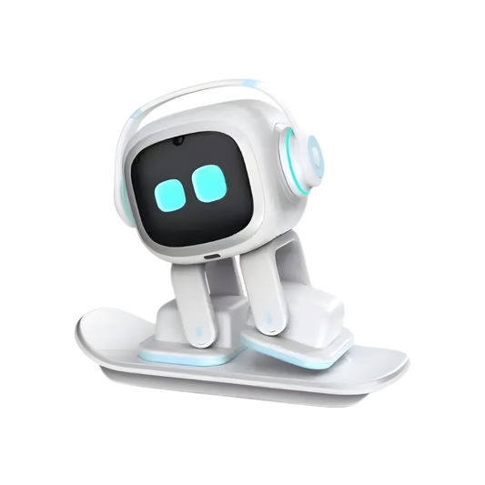 Interactive White Robot Toy for Kids Learning and Play