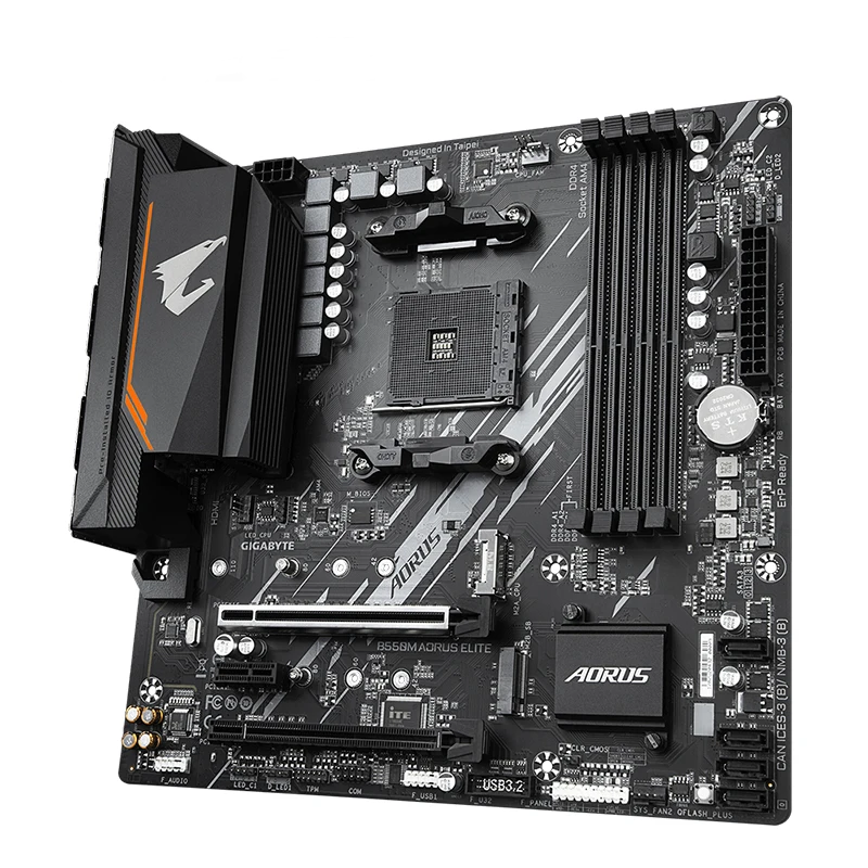 GIGABYTE B550M AM4 Micro ATX Motherboard for Ryzen 3000–5000 CPUs