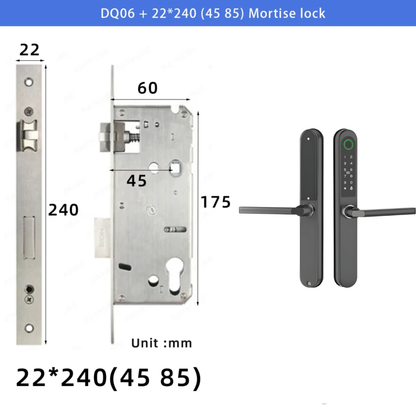 Waterproof Digital Fingerprint Lock for Sliding Doors
