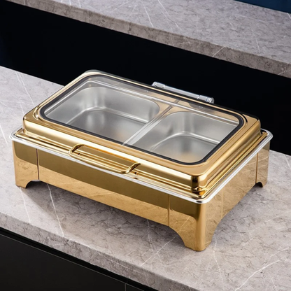 6L Stainless Steel Chafing Dish Buffet Food Warmer