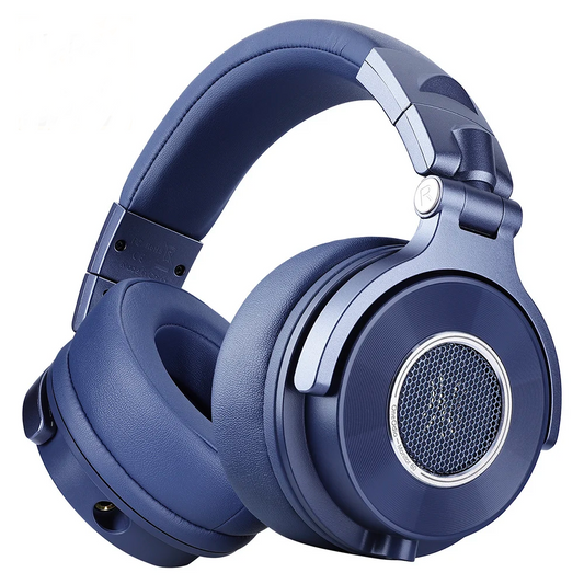 Hi-Res DJ Headphones Wired Over-Ear Blue Finish
