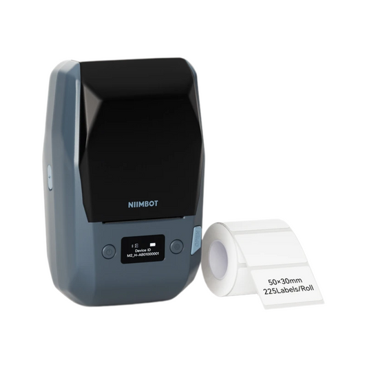 Portable Thermal Label Printer with 50x30mm 2 Label Rolls