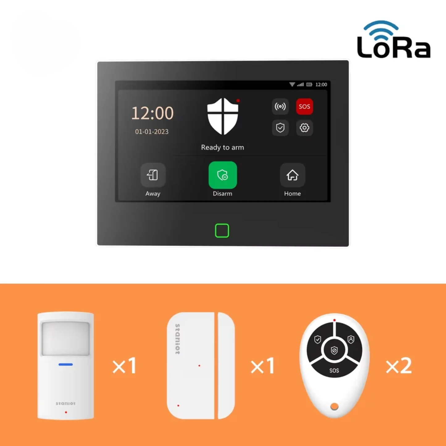Smart Security Alarm Kit with Siren