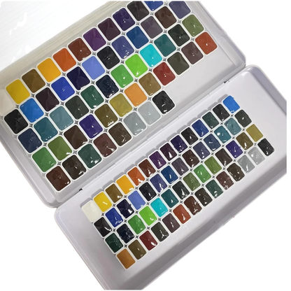 56 Colour Professional Watercolour Paint Set Artist Student