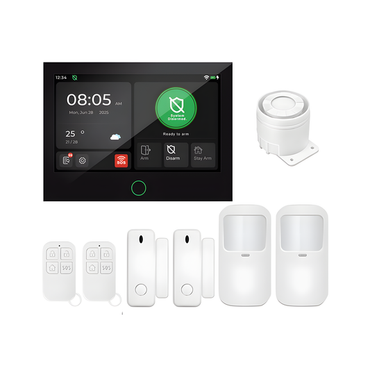Wireless Home Security Panel WiFi 4G LTE Touch