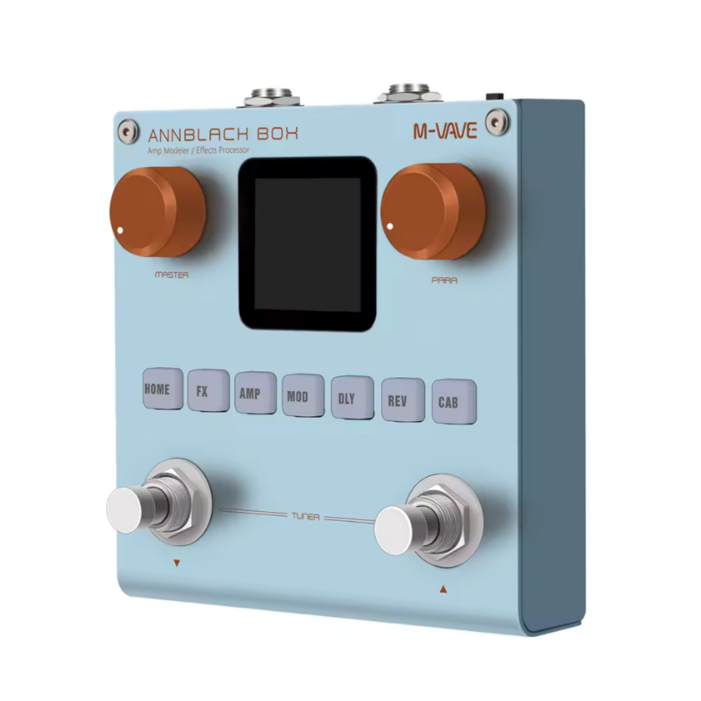 Portable Guitar Bass Effects Processor with Amp Modelling