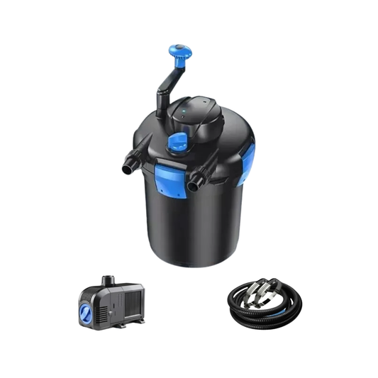 Outdoor Fish Pond Filter Kit 1500L with Built-in UV