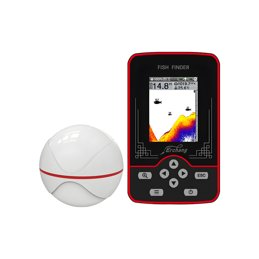 Portable Fish Finder Echo Sounder 197ft Depth Wireless Sonar