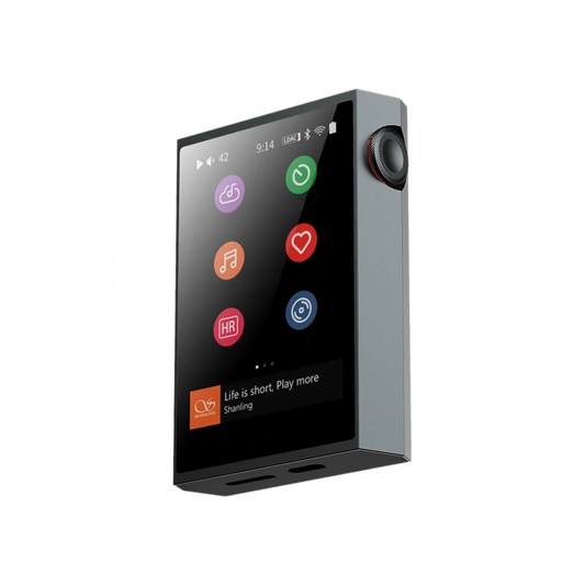 Portable Hi Res Music Player with Bluetooth and DAC Gray