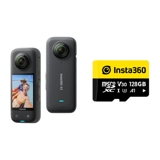 Portable 360° Action Camera 48MP Photo, 5.7K Video, 128GB