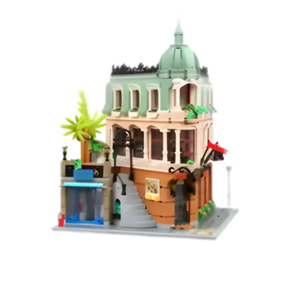 Boutique Hotel Building Blocks Modular City Street Set