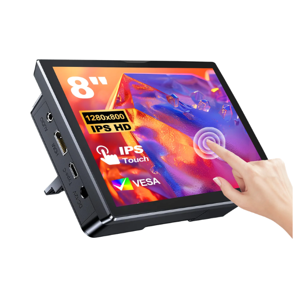 8 Inch Touchscreen Monitor 1280x800 HDMI Display