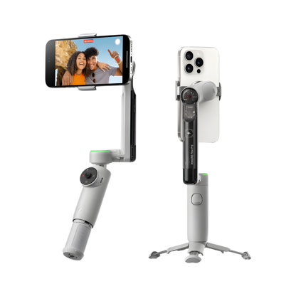 Insta360 Flow Pro Portable 3 Axis Gimbal with AI Tracking and Selfie Stick