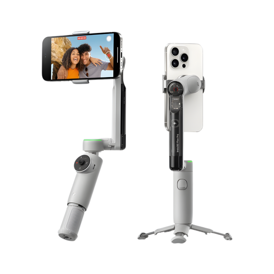 Insta360 Flow Pro Portable 3 Axis Gimbal with AI Tracking and Selfie Stick