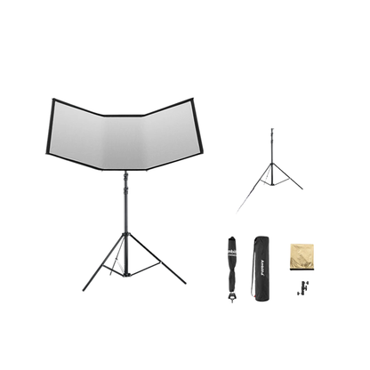 3-in-1 Photography Reflector Kit 280cm Light Stand