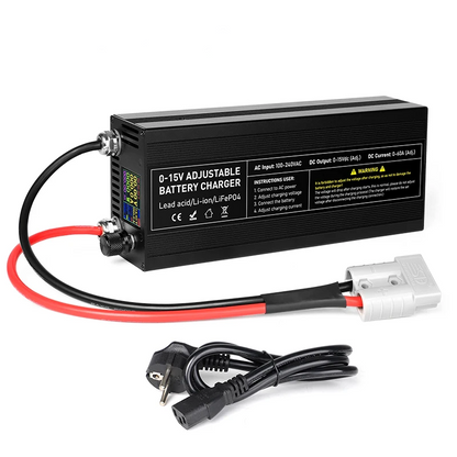 12V 100A LiFePO4 Battery Charger with LCD Control