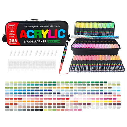Colors Acrylic Paint Markers for Rock Painting DIY Set