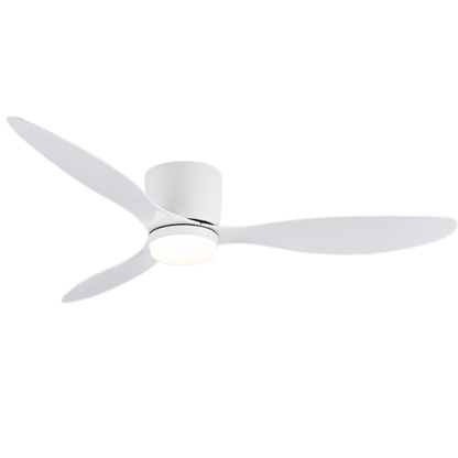 Low Profile Smart Ceiling Fan Light with Remote Nordic Style
