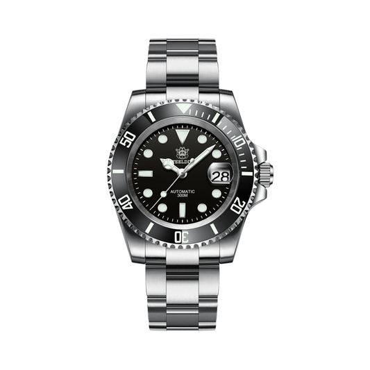 Mechanical Dive Watch with Calendar Magnifier 41mm