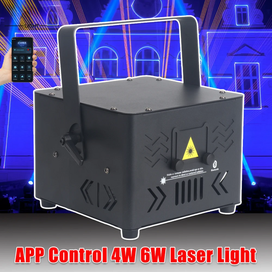 Powerful 6W DJ Laser Light with RGB Effects