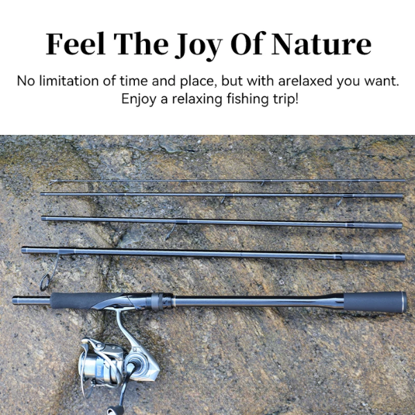 2.28m 5 Section Casting Fishing Rod