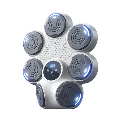 Smart Bluetooth Boxing Trainer with 9 Speeds White