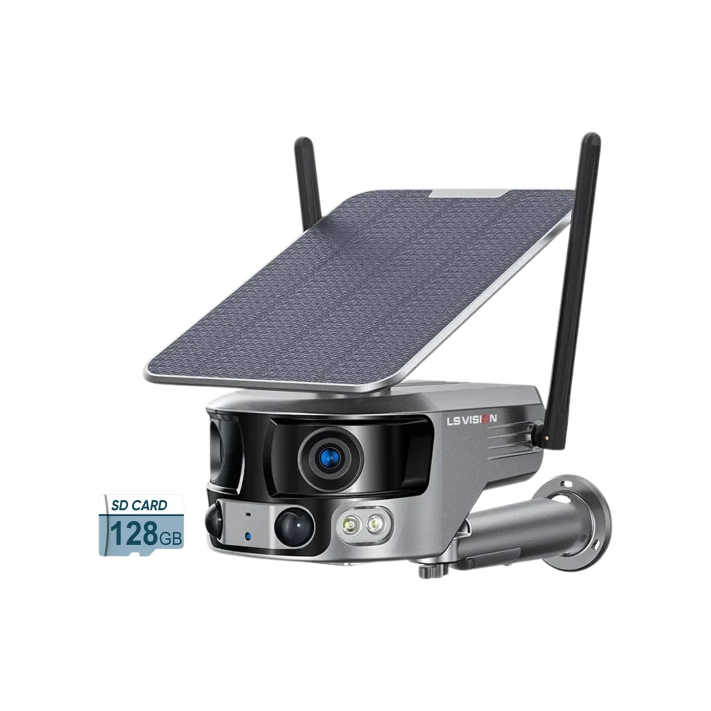 4K Smart WiFi Camera 128GB Outdoor PIR Detection