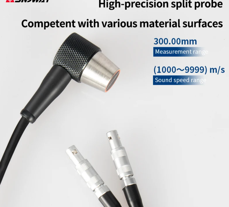 Ultrasonic Thickness Gauge Metal Steel Pipe Wall Tester