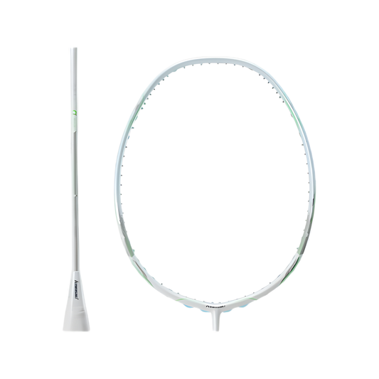 Kawasaki 6U Super Light 27LBS Carbon Badminton Racket White Gray
